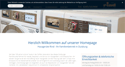 Desktop Screenshot of hausgeraete-rind.de