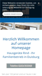 Mobile Screenshot of hausgeraete-rind.de